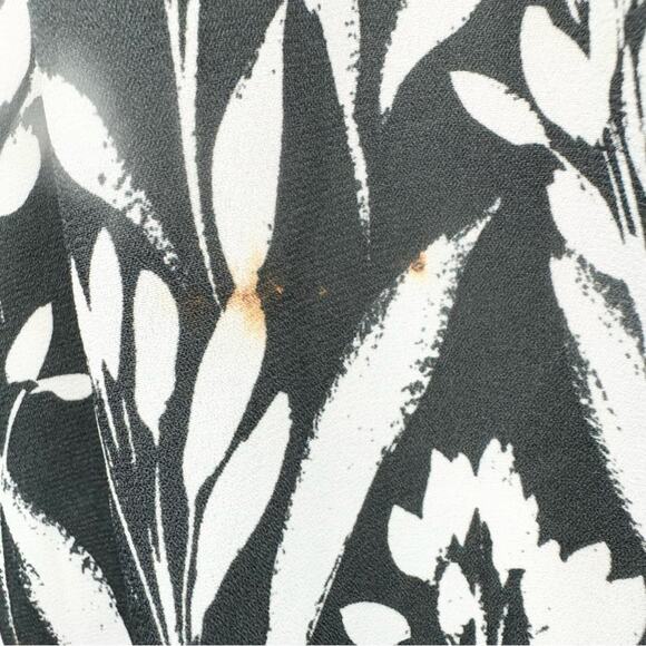 ModCloth Papier Film Festival Fete Short Sleeve Nature Print Maxi Dress Black 12 - Picture 12 of 15